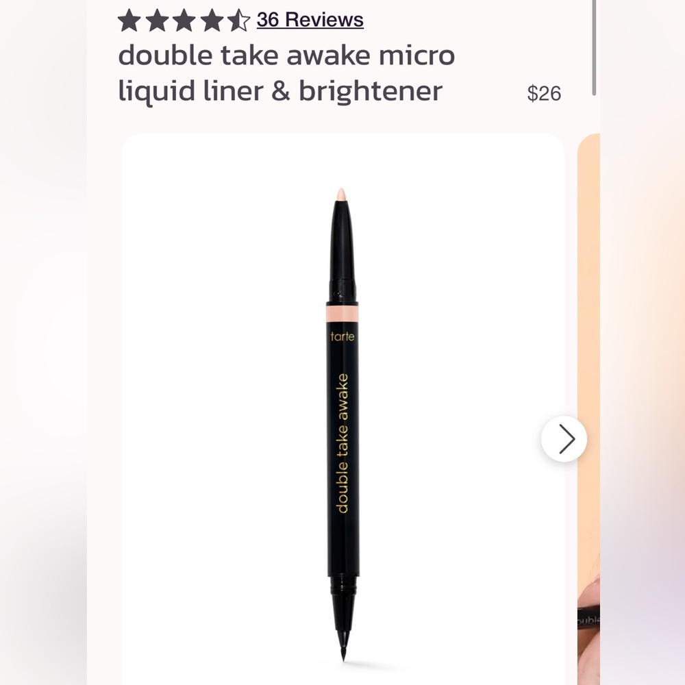 Tarte Double Take Awake Eyeliner - Black and Tan - Picture 7 of 7